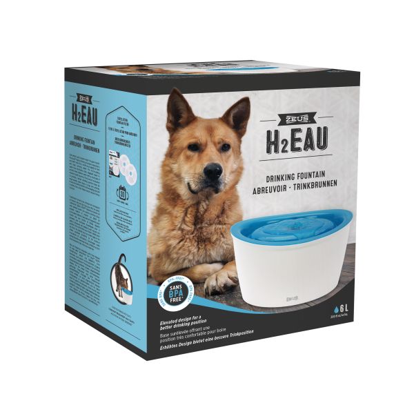 Zeus H2 Eau Dog Drinking Fountain 6ltrs