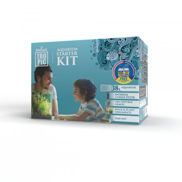 Bioscape Deluxe Aquarium Starter Kit 38Lt
