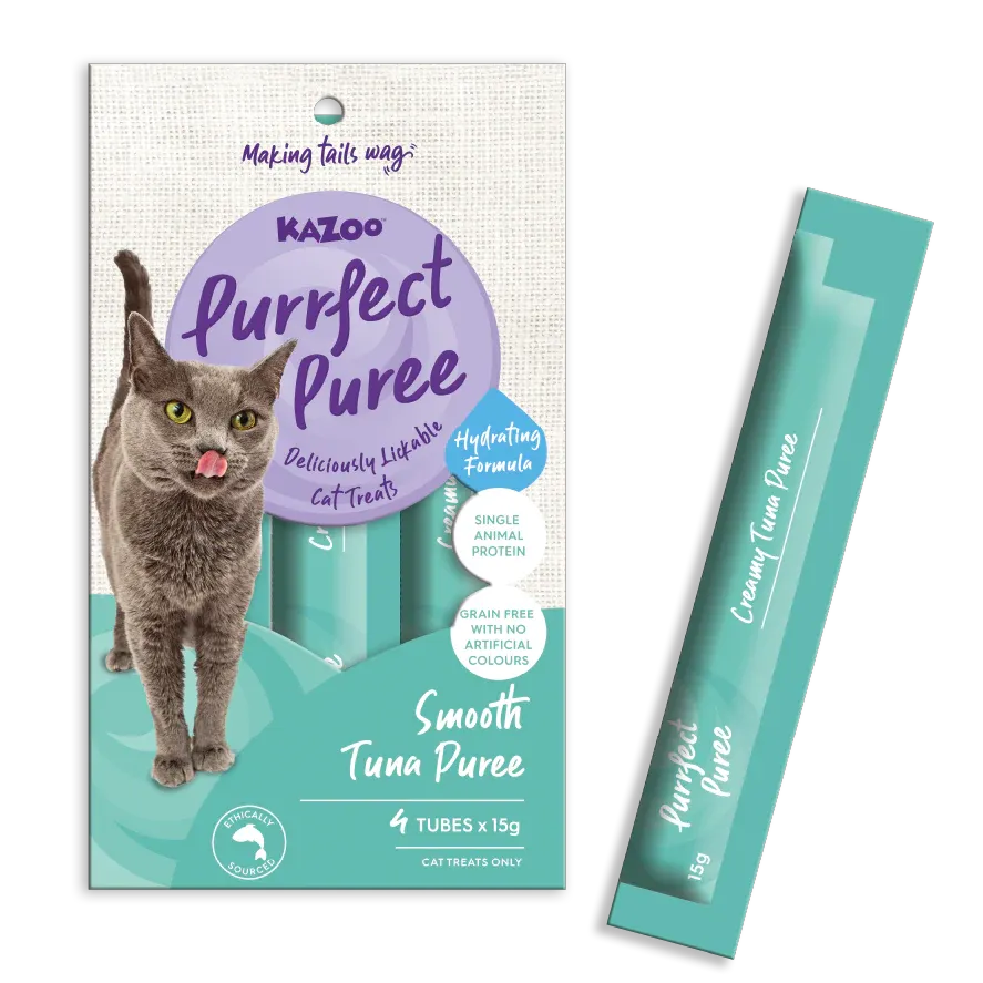 Kazoo Purrfect Puree Tuna 4pk 15g 15g 4pk