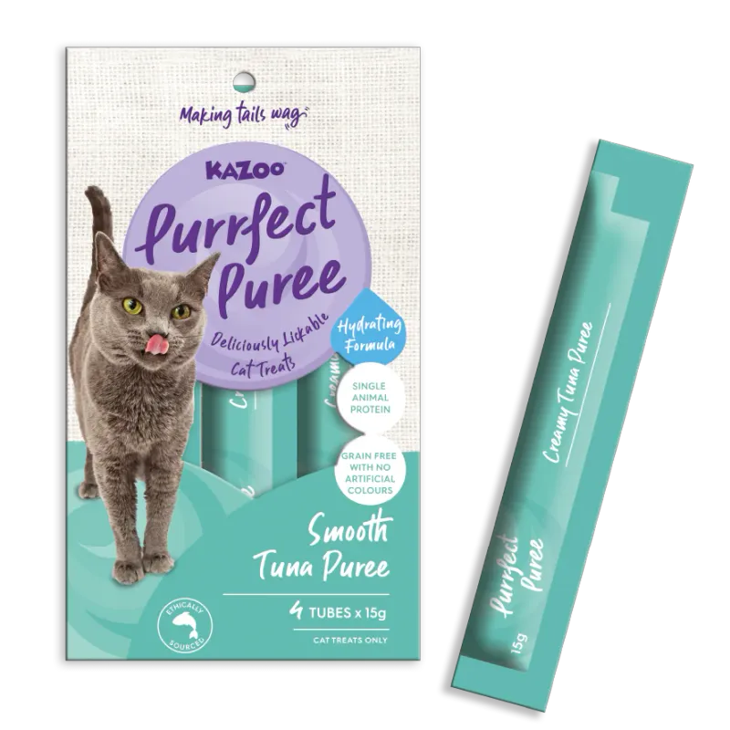 Kazoo Purrfect Puree Tuna 4pk 15g 15g 4pk