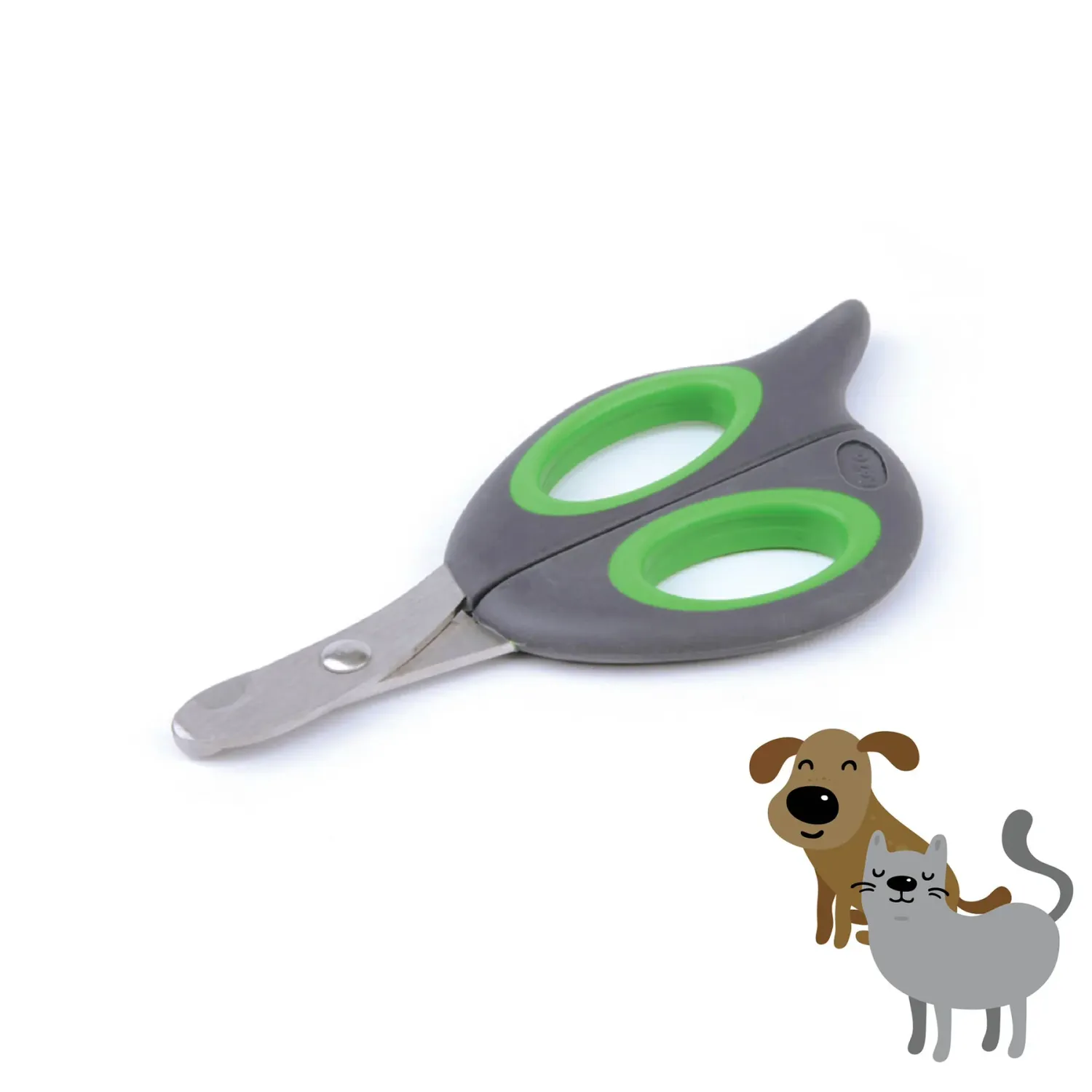 Kazoo Puppy Nail Clipper 148L x 70W x 9D mm Green / Grey