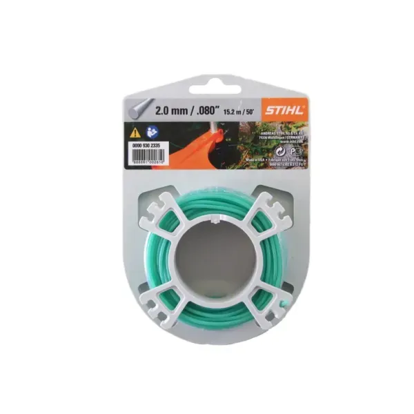 Stihl Green Nylon Line 2.0mm x 15m