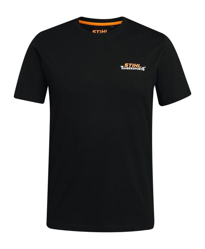 Stihl TShirt SZ XL Scratched Axe Black