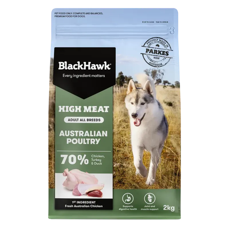 Black Hawk High Meat Australian Poultry 2kg