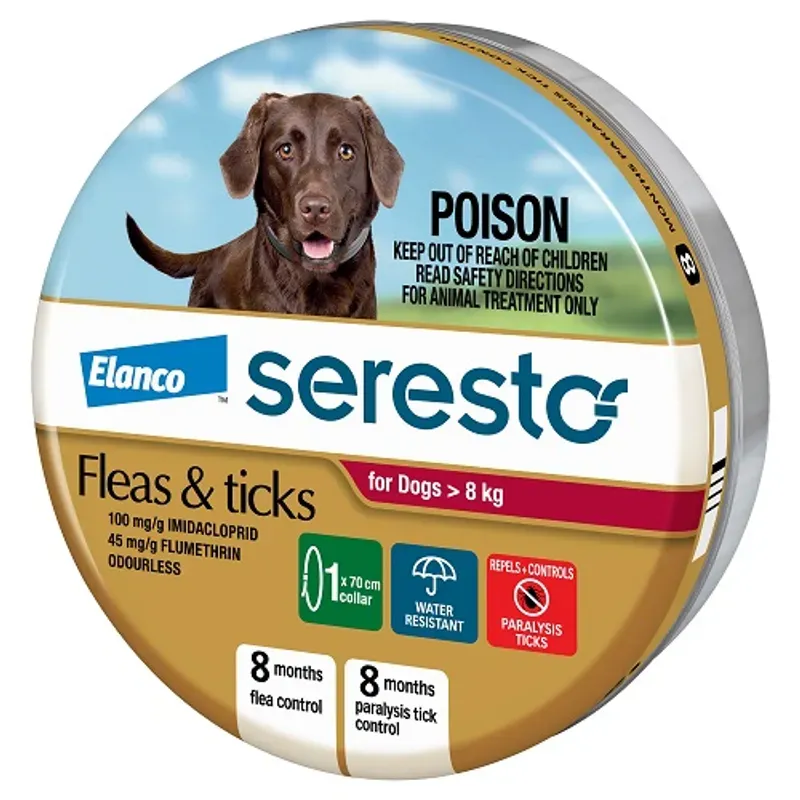 Seresto Flea &amp; Tick Collar for Large Dogs >8kg