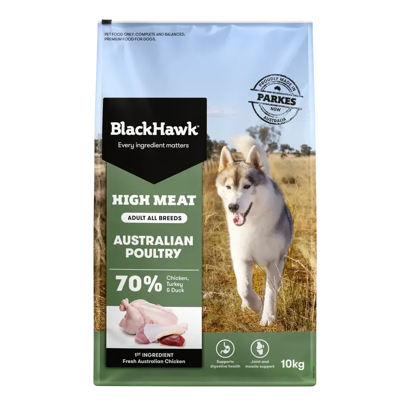 Black Hawk High Meat Australian Poultry 10kg
