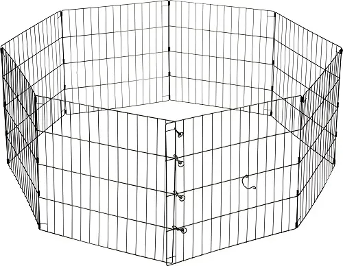 Showmaster Hinged Puppy Pen 24x30 Inch 8 Panel