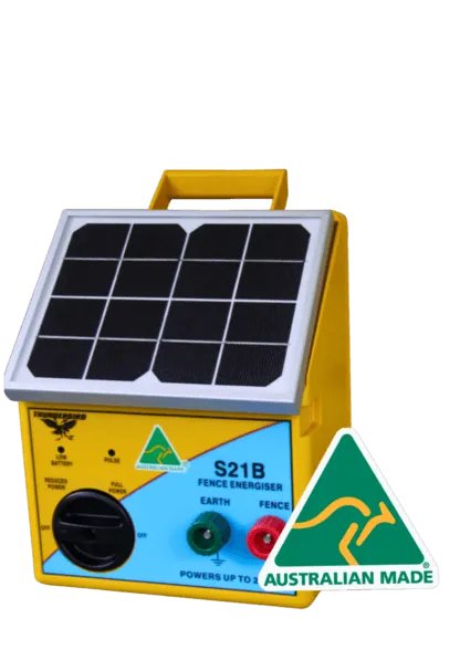 ENERGISER SOLAR 2KM W/BATTERY THUNDERBIRD