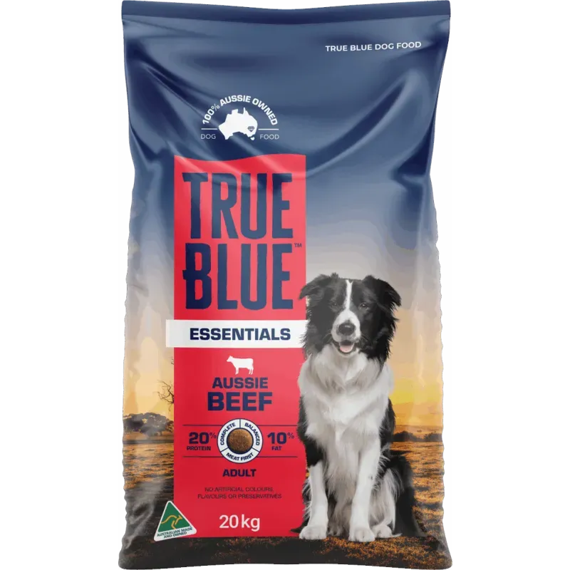 TRUE BLUE ESSENTIALS AUSSIE BEEF 20KG