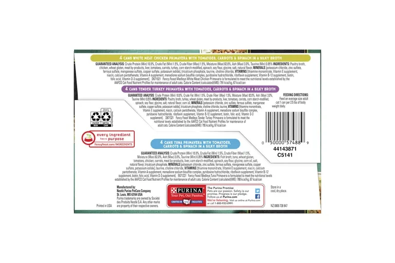 FANCY FEAST MEDLEYS PRIMAVERA COLLECTION 12X85G