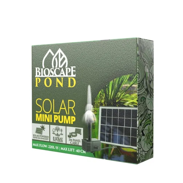 Bioscape Solar Pump with Remote Panel