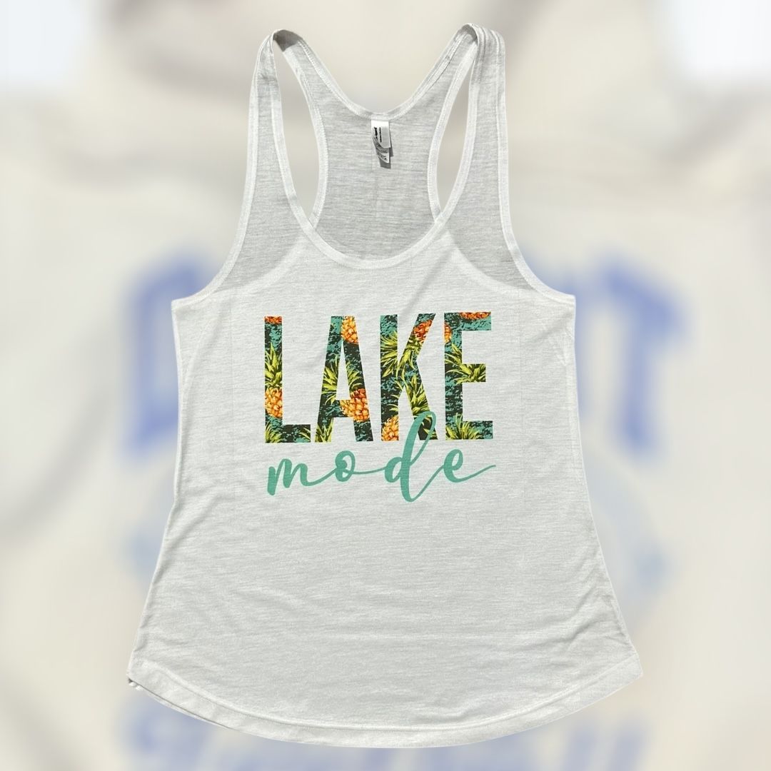 Lake Mode Women Racerback Tanktop- Medium