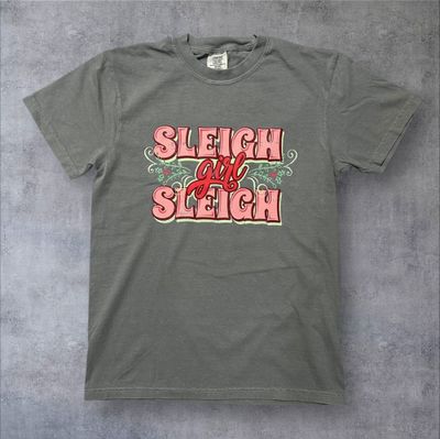 Sleigh Girl Sleigh Dyed T-Shirt (Adult Small)