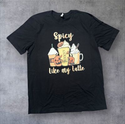 Spicy Like my Latte Softstyle T-Shirt (Adult X-Large)