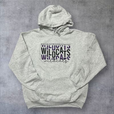 Purple &amp; Black Wildcats (Adult Large)