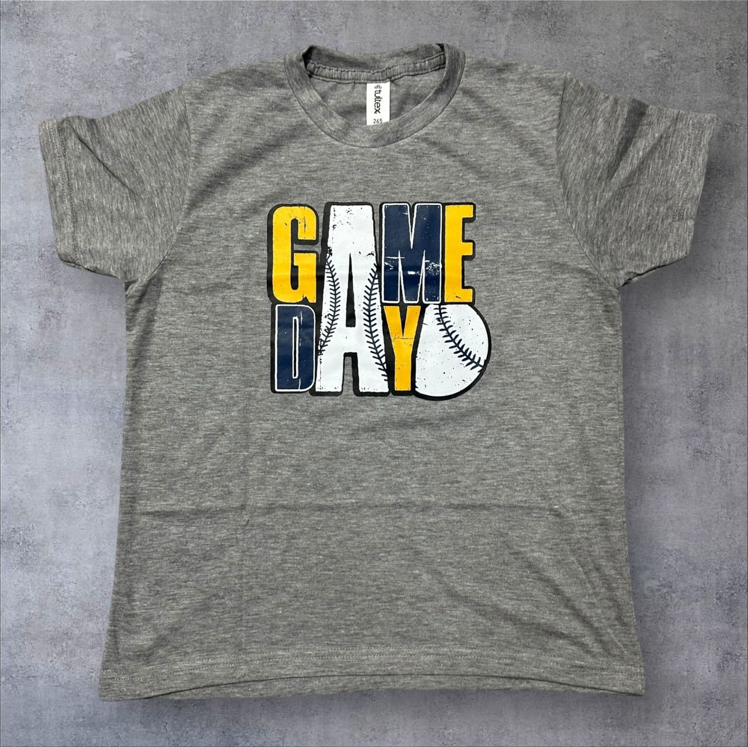 Game Day Baseball Youth T-Shirt (Youth Medium)