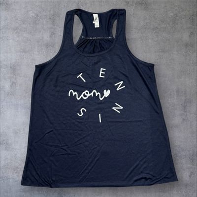 Tennis Mom Women&#39;s Flowy Racerback Tank