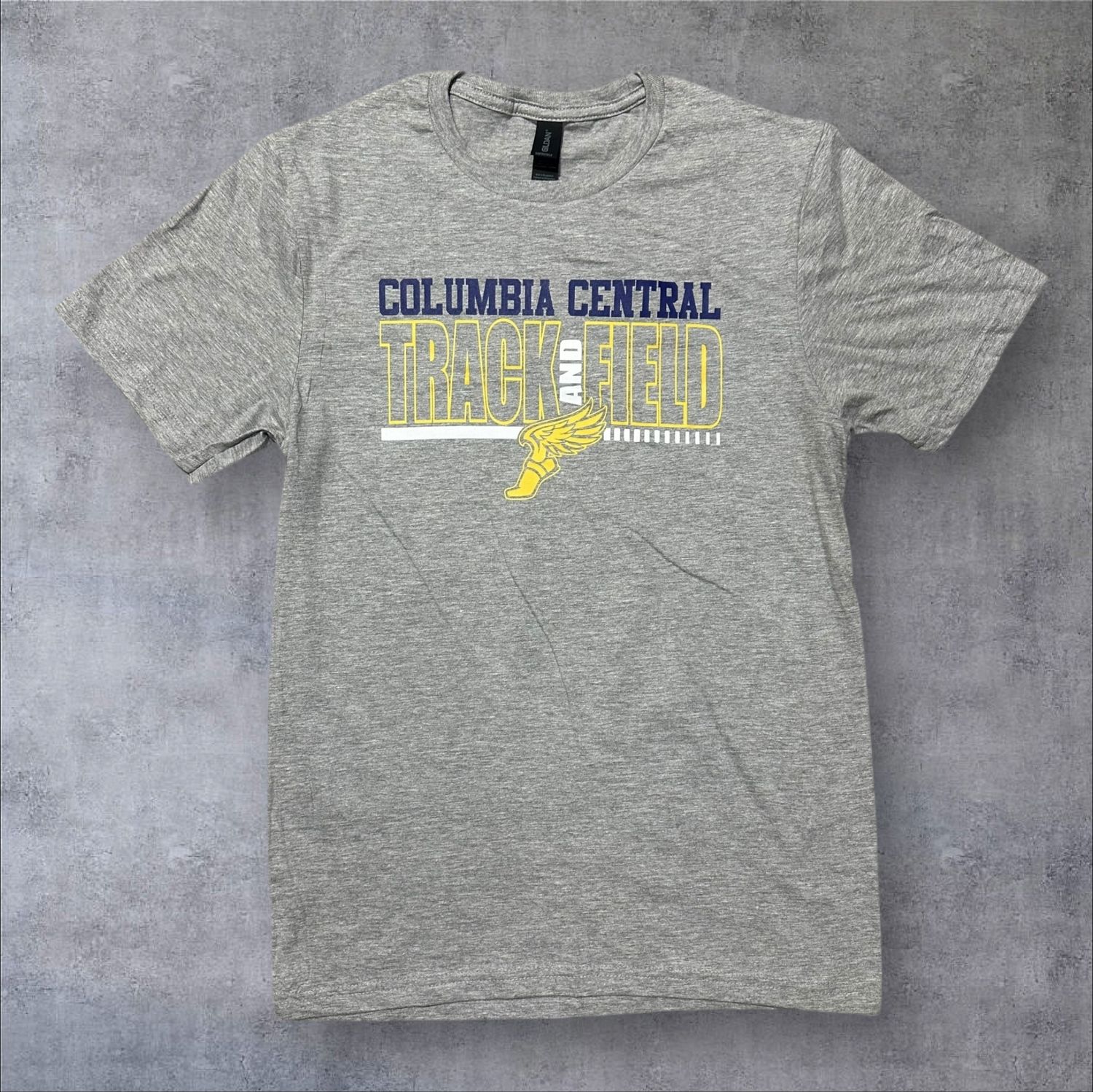 Columbia Central Track &amp; Field Softstyle T-Shirt (Adult Small)