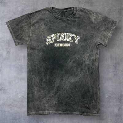 Spooky Season Vintage Wash T-Shirt (Adult Small)