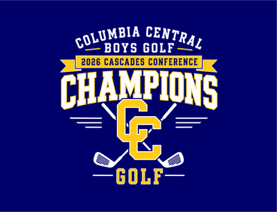 2026 Columbia Central Boys Golf Conference Champs T-Shirts