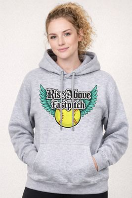 Rise Above Fastpitch Unisex Hoodie