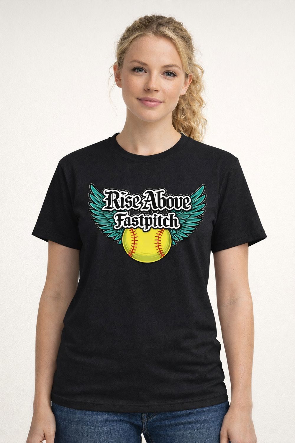 Rise Above Fastpitch Softstyle T-Shirt