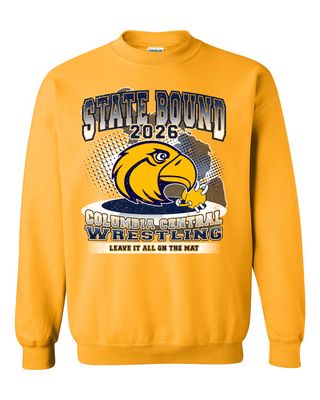 2026 CC Wrestling State Bound Unisex Crewneck Sweatshirt
