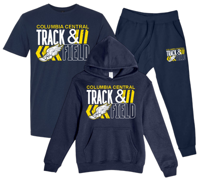 BUNDLE (Hoodie, T-Shirt, Joggers)- 2026 CC Track &amp; Field (Youth &amp; Unisex Adult)