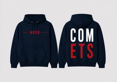 Comets Volleyball Navy Hoodie