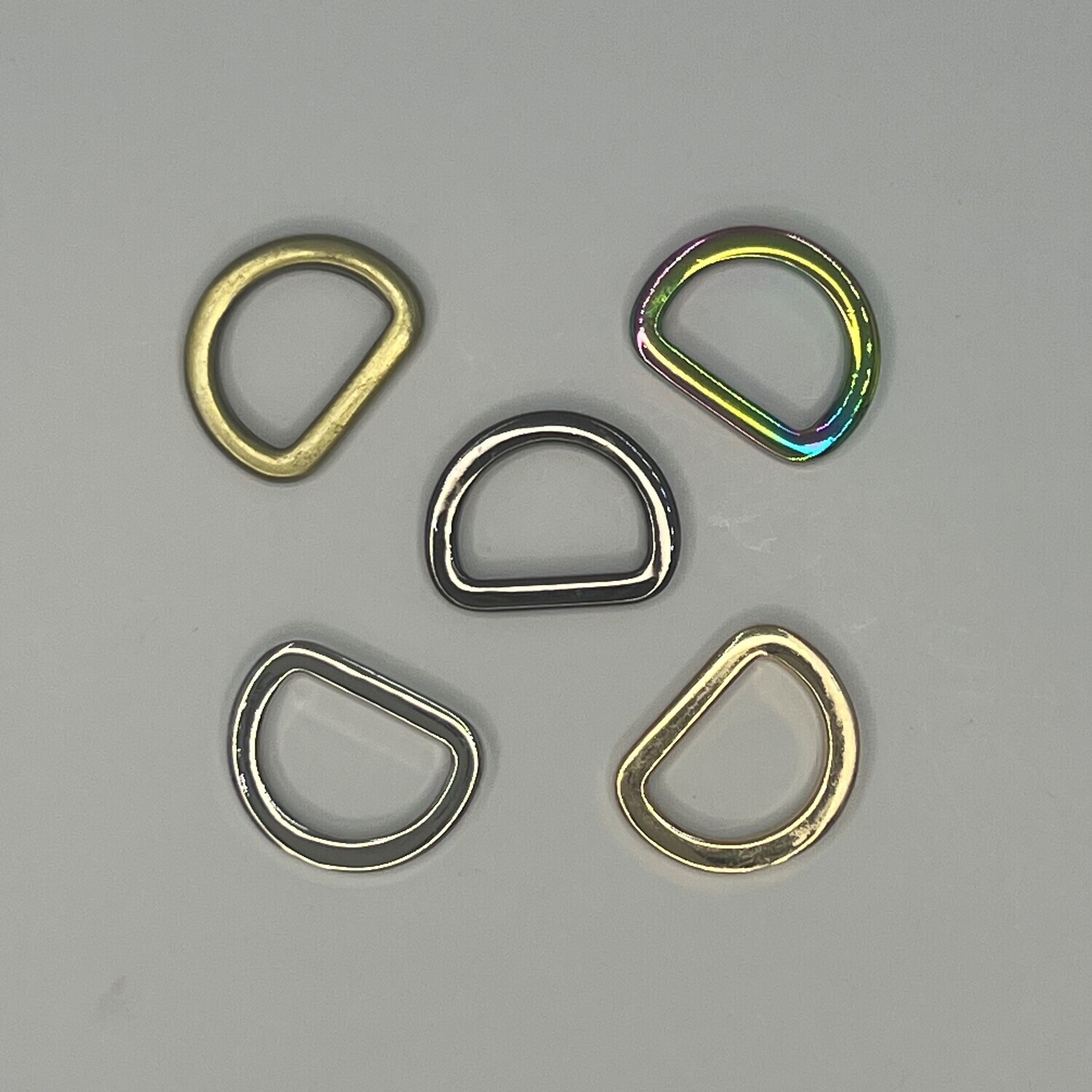 Flat D-Rings 1/2"/16MM (4-Pack)