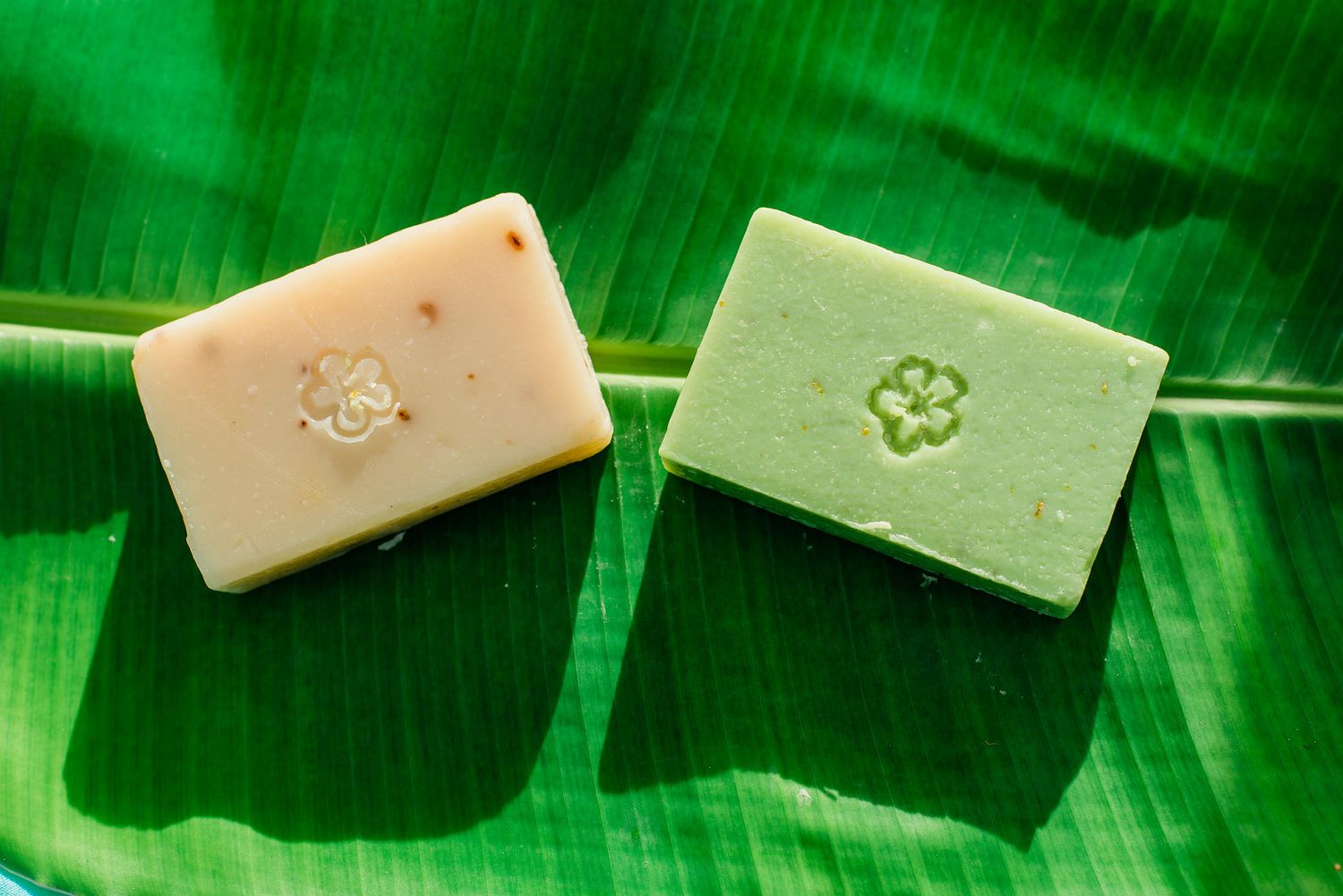African Violet Honey Infused Soap Bar /  Jasmine Lime Soap Scrub