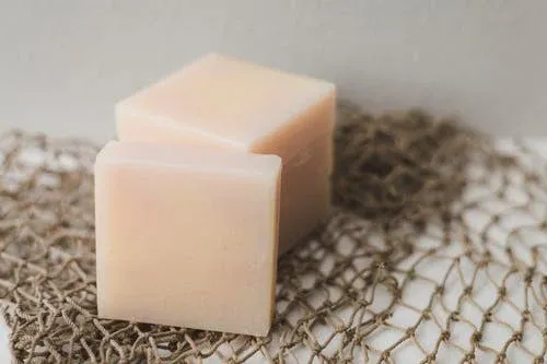 4.5oz African Violet Infused Soap Bar /  Jasmine Lime Soap Bar Scrub