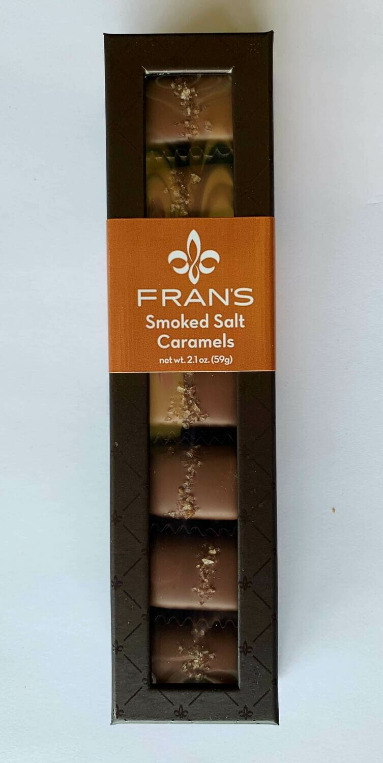 Fran's Smoked Salt Caramels 7pc Window Fran's Smoked Salt Caramels 7pc Window