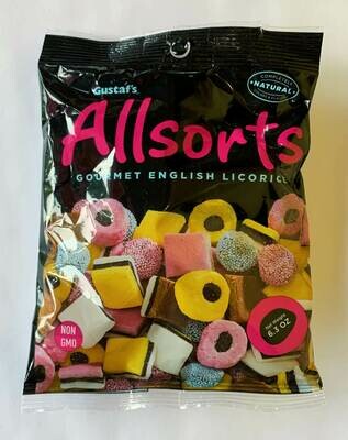 Gustafs Allsorts Gourmet English Licorice Bag