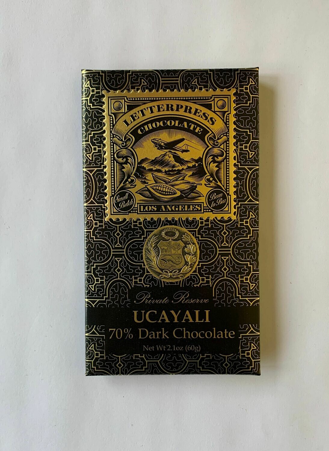 Letterpress Ucayali, Peru 70% Dark Letterpress Ucayali, Peru 70% Dark