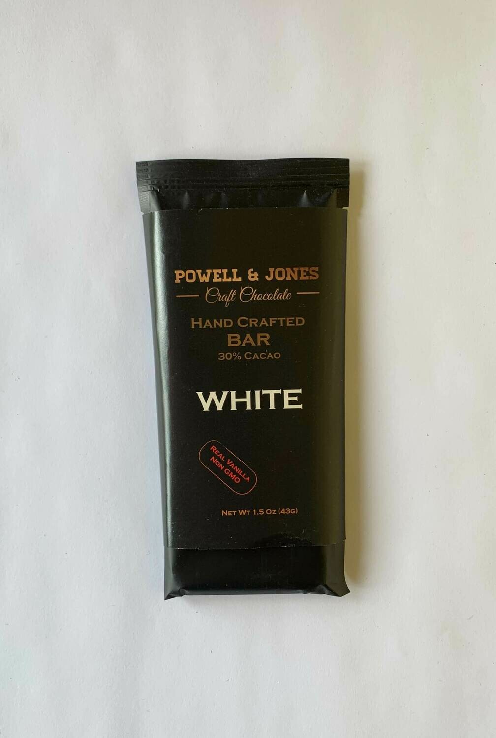 Powell and Jones White Chocolate Bar Powell and Jones White Chocolate Bar