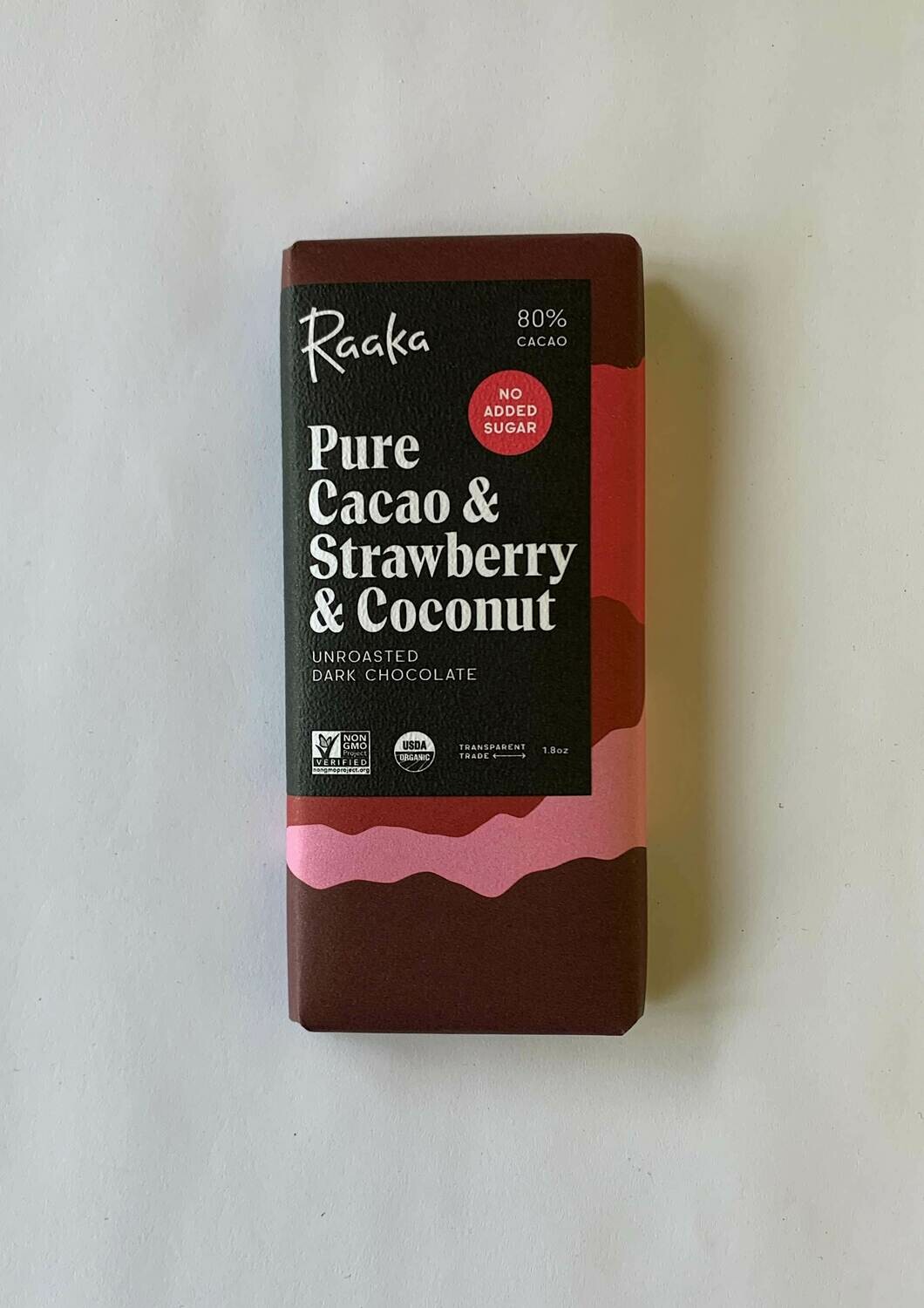 Raaka Strawberry & Coconut Bar Raaka Strawberry & Coconut Bar