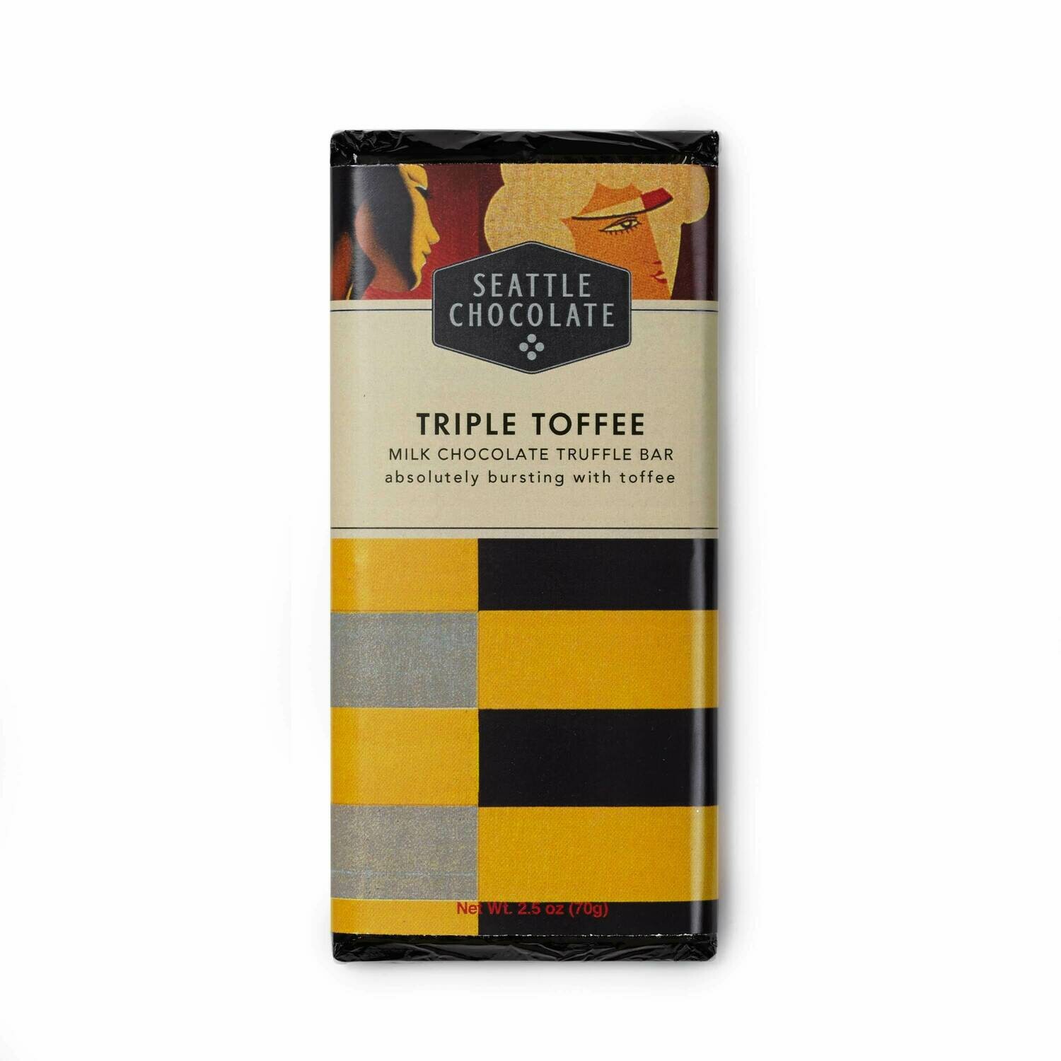 Seattle Chocolates Mk Triple Toffee Truffle Bar Seattle Chocolates Mk Triple Toffee Truffle Bar