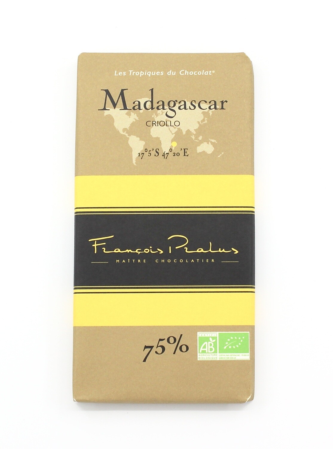 Pralus Madagascar Bar 75%