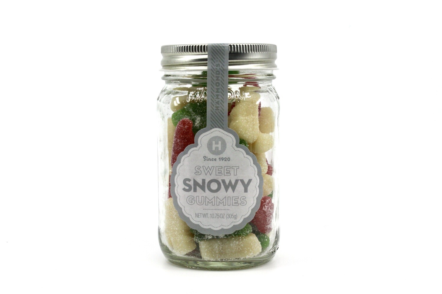 Mason Jar Snowy Gummies