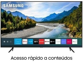 Smart TV 4K QLED 50” Samsung 50Q60TA - Wi-Fi Bluetooth HDR 3 HDMI 2 USB 50&quot;