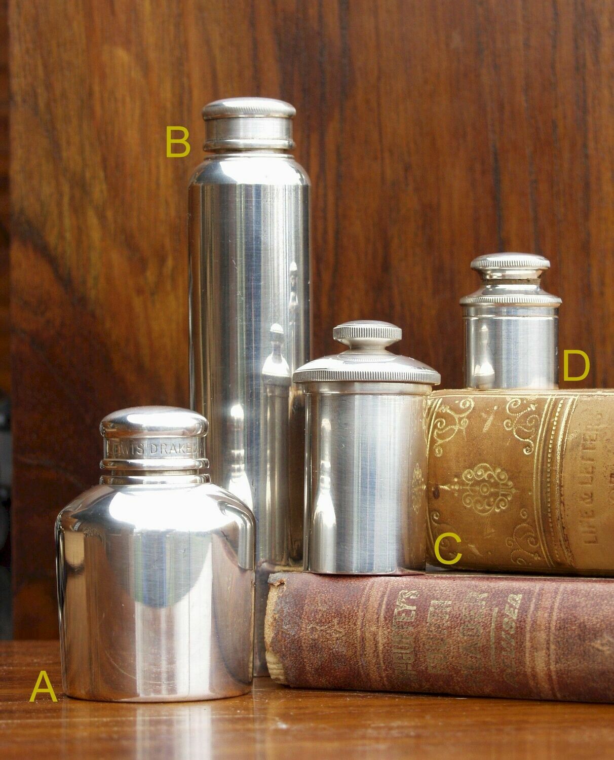 Silver Plated Oil Bottles