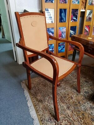 Bareilly Chair in Leather
