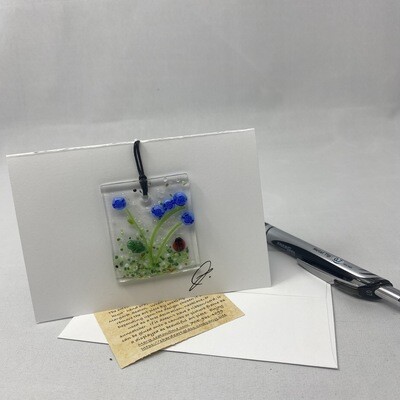 Art Card - Blue Flowers