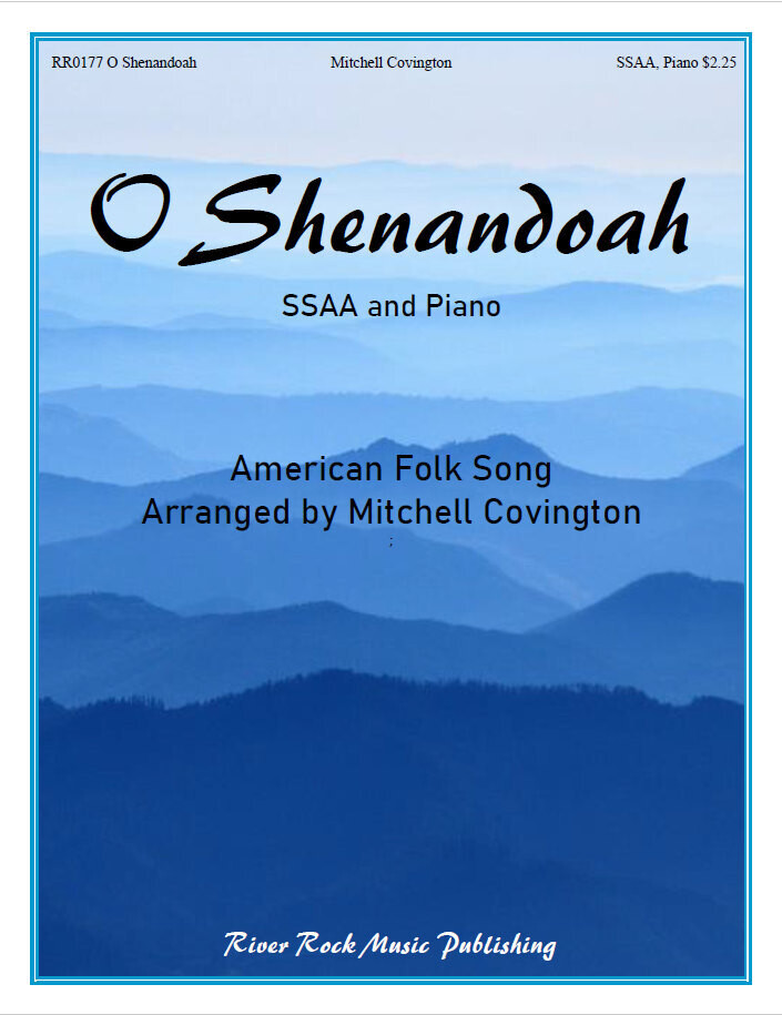 O Shenandoah / SSAA with piano