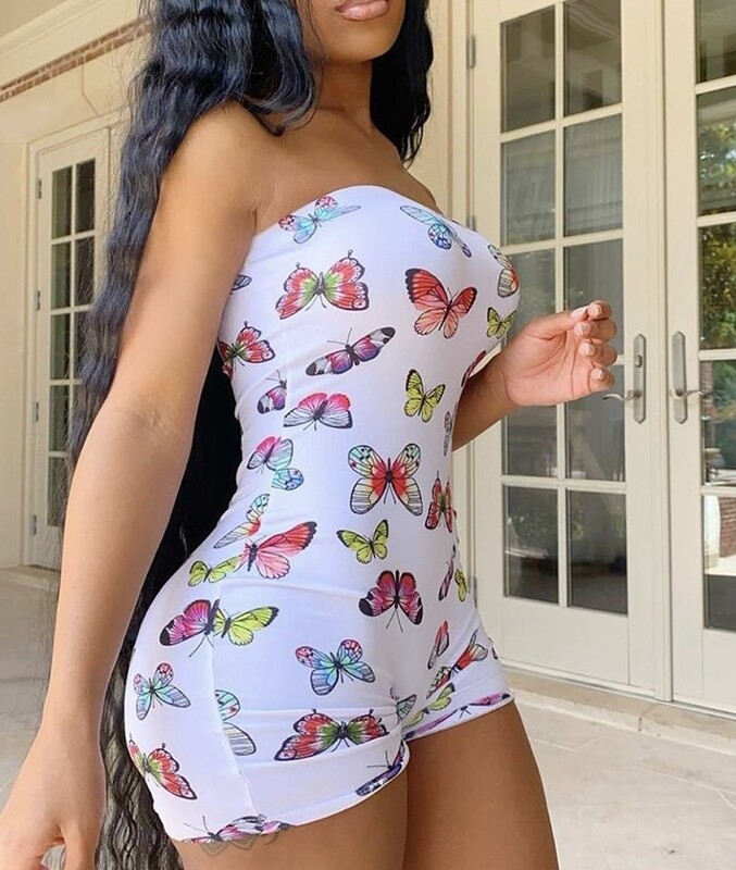 “Bad butterfly” romper