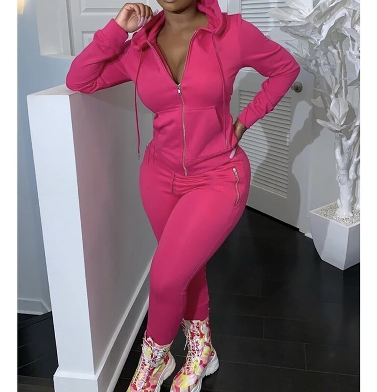“Pretty in Pink” tracksuit