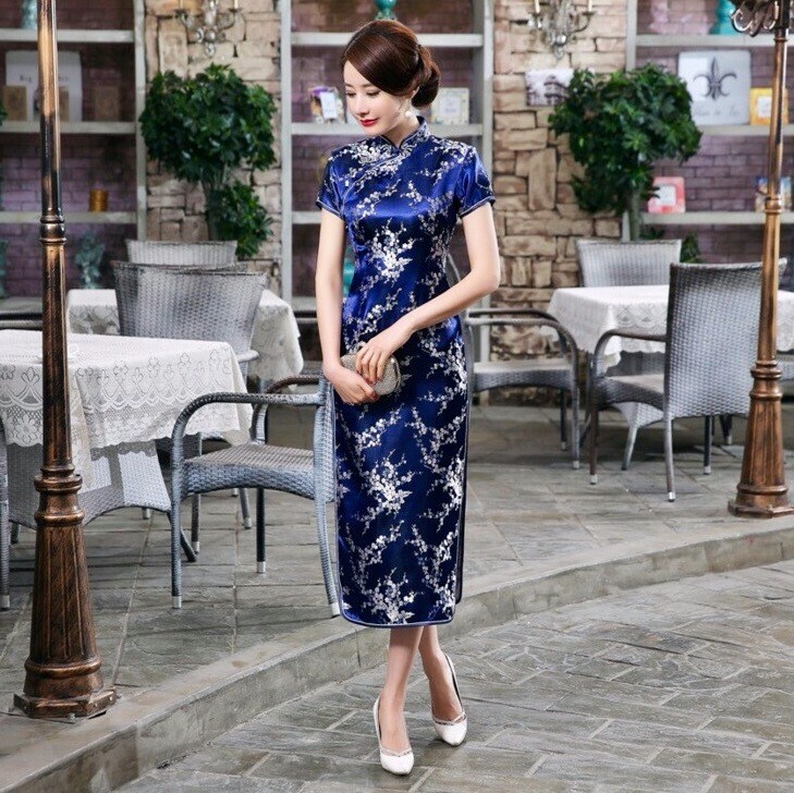 Pure Silk Long Dress