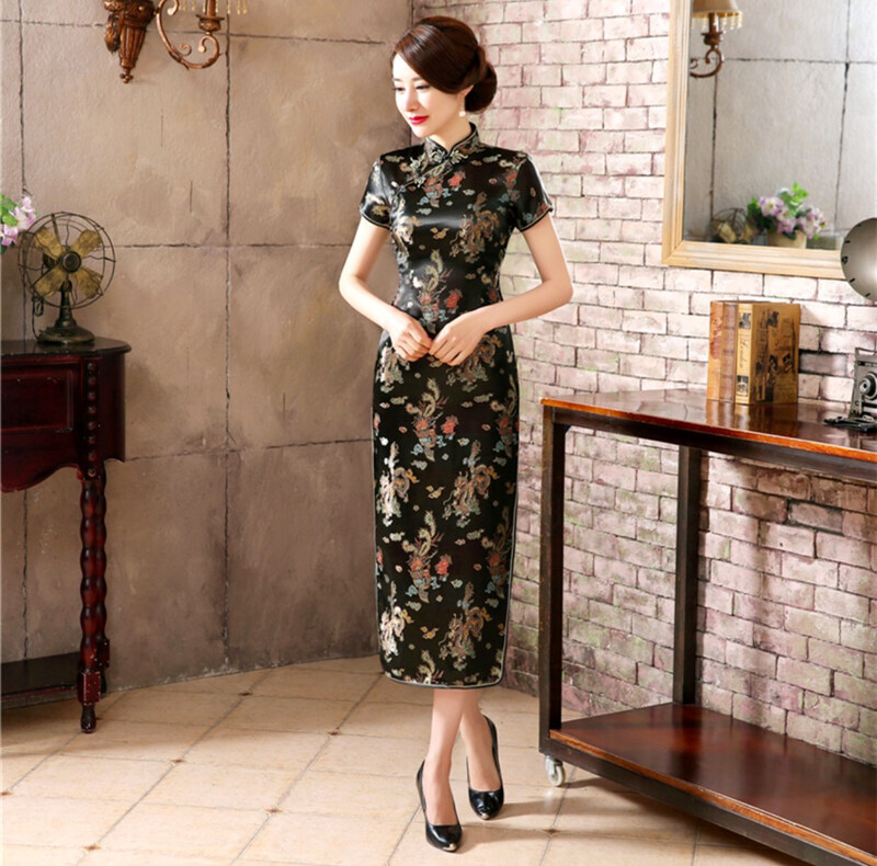 Pure Silk Long Dress
