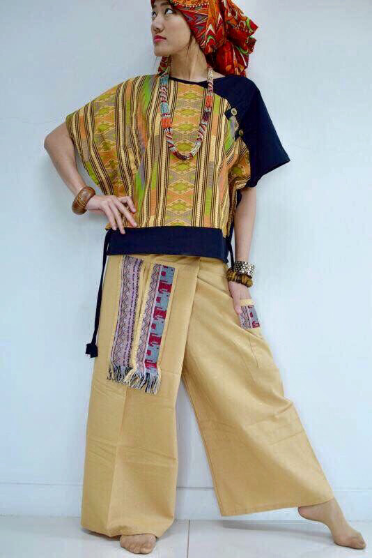 Thai Trousers and Blouse 